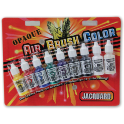 Set culori aerograf Jacquard Airbrush Exciter Opaque