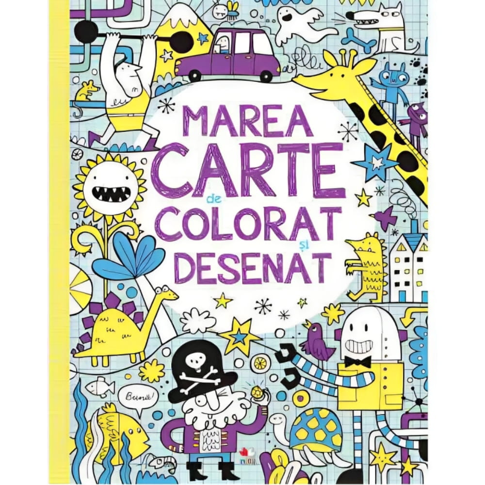 Carte de colorat pentru copii - Marea carte de colorat si desenat 1