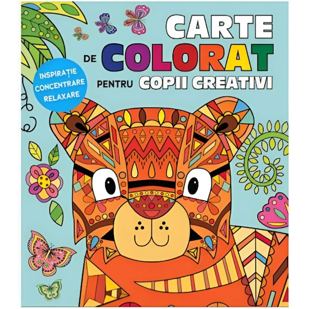 Carte de colorat pentru copii - Pentru copii creativi