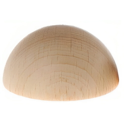 Semisfera din lemn pentru mandala - 12 cm