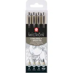 Set linere Sakura Pigma Micron L Cool Grey 4