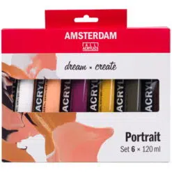Set culori acrilice Amsterdam Portrait 6x120ml