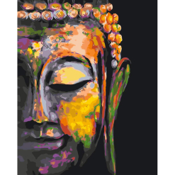 Pictura pe numere - colorful buddha