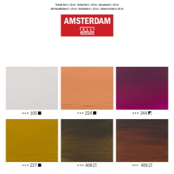 Set 6 Culori Acrilice Amsterdam 20 Ml - Portrait Set - 17820502