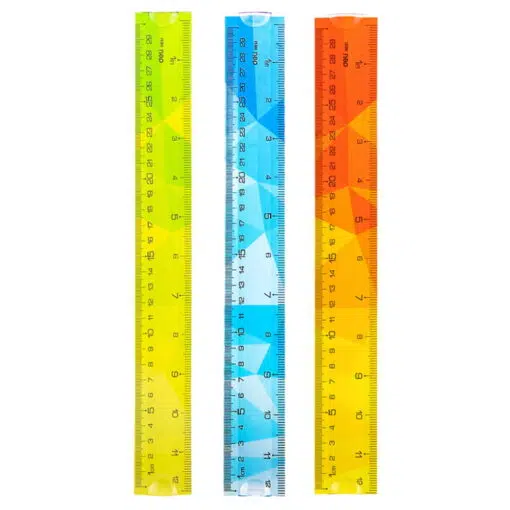 Rigla Flexibila Multicolora 30 Cm Deli